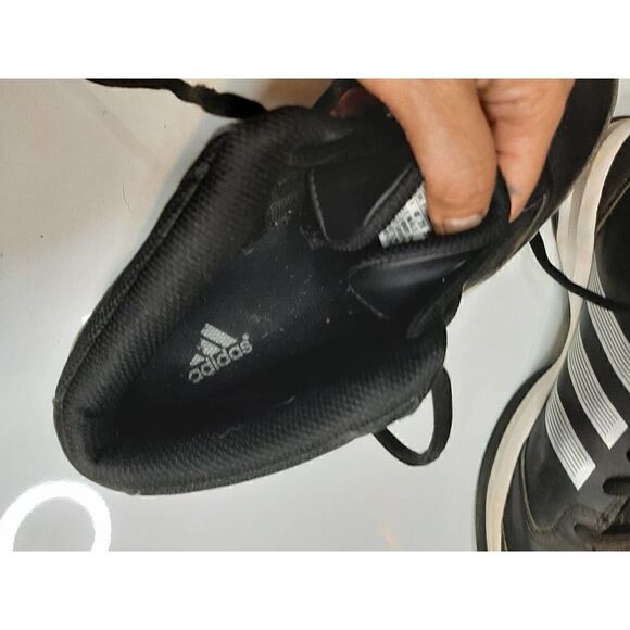 Adidas Isolation Basketball High Top Shoe Black White Mens 13 - Picture 4 of 6